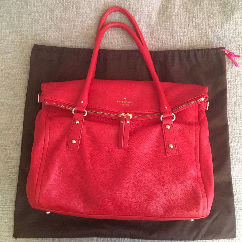 Gorgeous Authentic Kate Spade Satchel - Cherry Red
